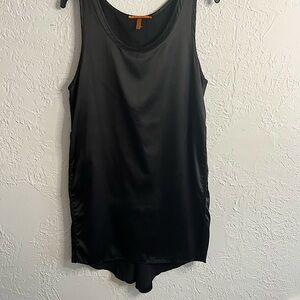 STATUS MODA Flowy Black Blouse Size Medium
